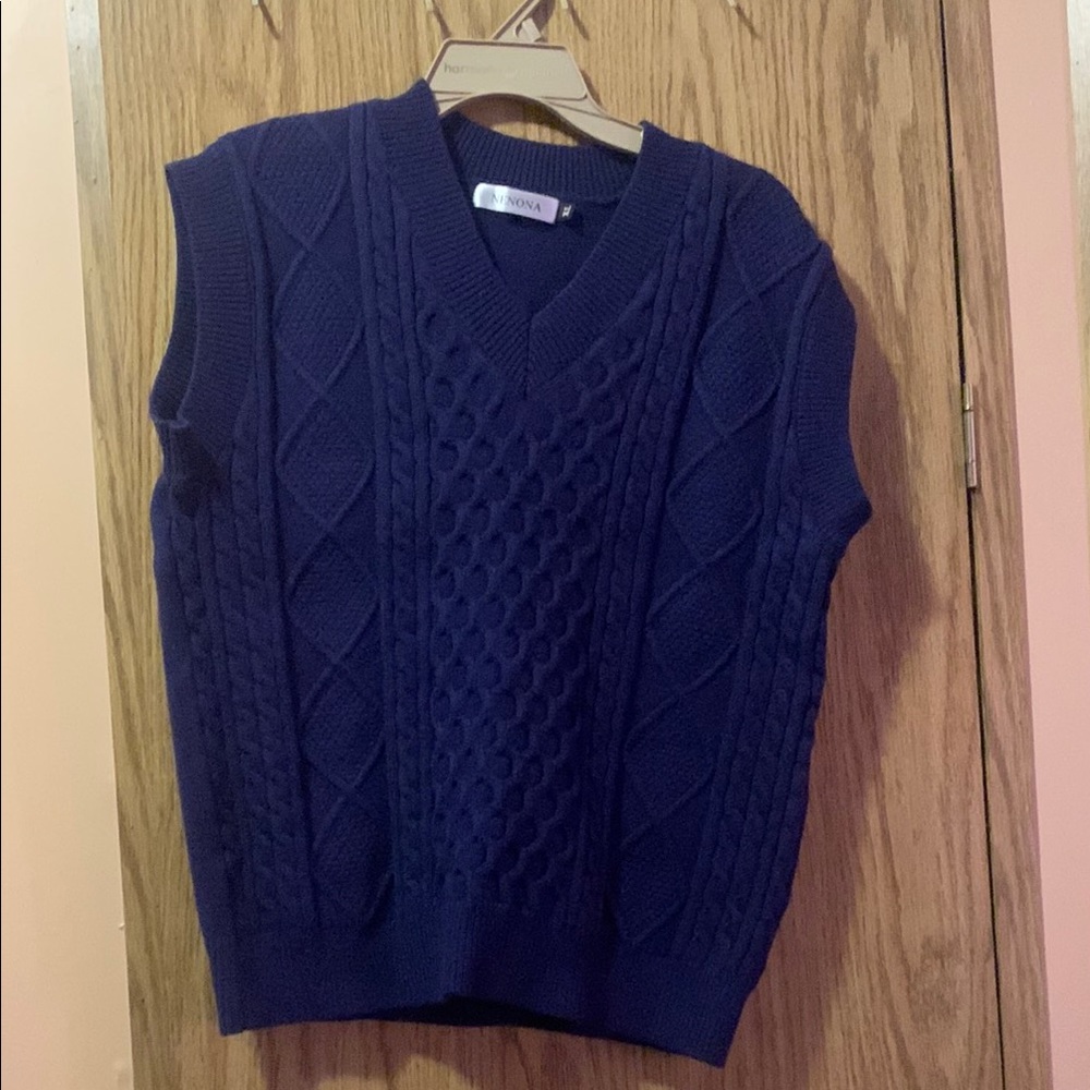 Nautica Men's Navy Sweater Vest